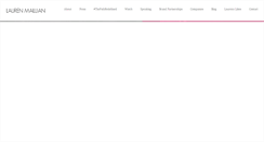 Desktop Screenshot of laurenmaillian.com